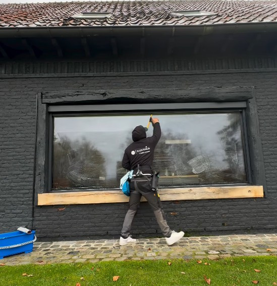 Streeploos ramen wassen Olen, Antwerpen